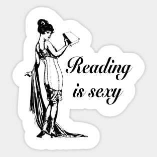 Reading Is Sexy Sticker